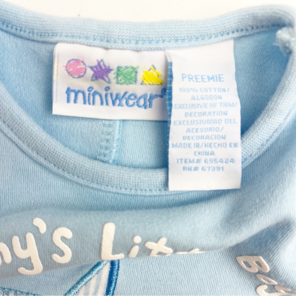 Vintage Preemie Miniwear One Piece Sleeveless Romper - Picture 4 of 7